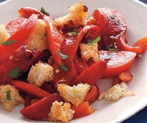 Roasted Red Bell Pepper, Cauliflower and Almonds