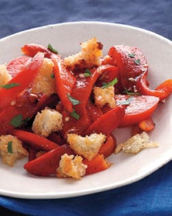 Roasted Red Bell Pepper, Cauliflower and Almonds