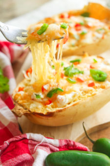 Jalapeno Popper Stuffed Spaghetti Squash Jalapeno Popper Stuffed Spaghetti Squash