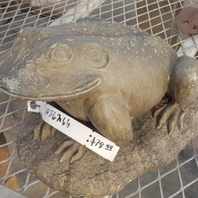 Stone Sitting Frog