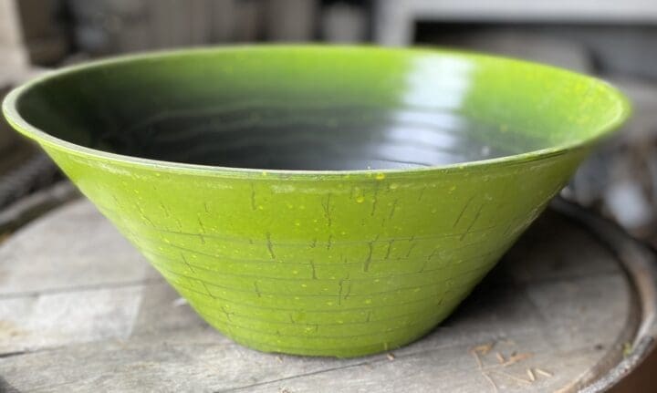 15"X6" Plastic Taper Bowl 2.5Gal