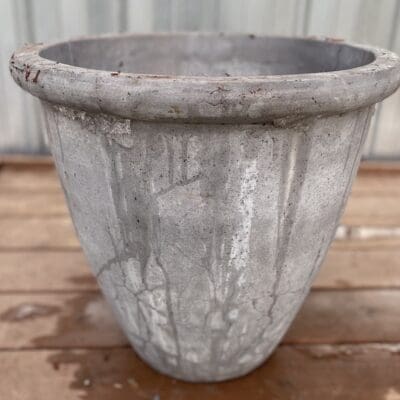 15" Grey Cement Plastic
