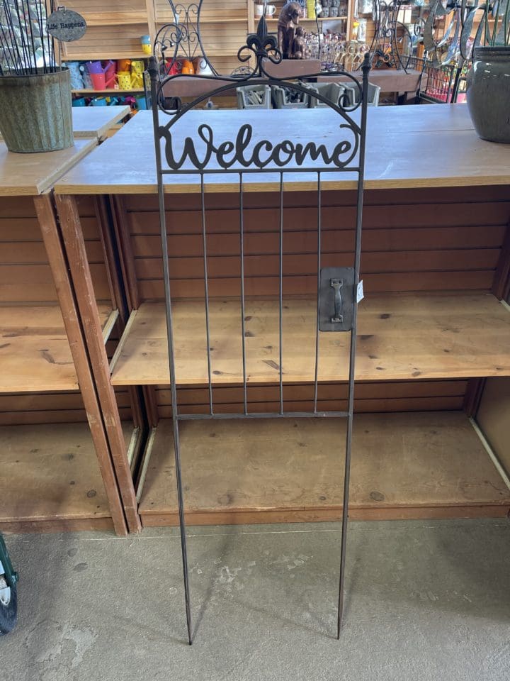 5' Welcome Door Trellis