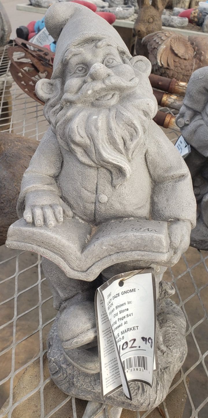 Gnome Statue Book
