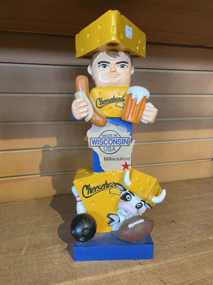 Cheesehead Mascot