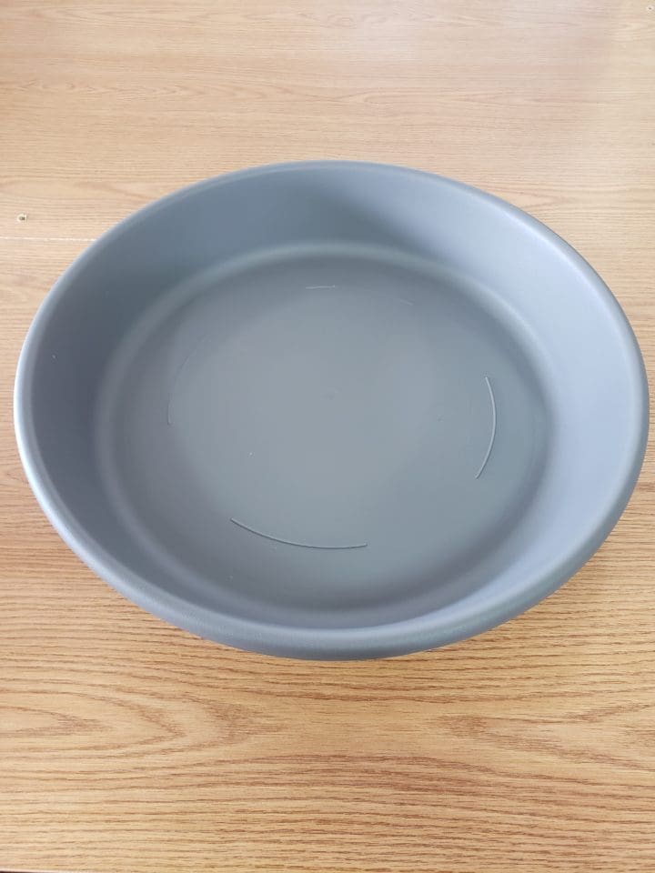 Saucer Plastic 20" Gray