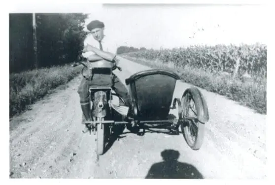 Leo on motorcycle