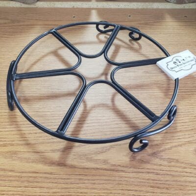 12" Trivet Black