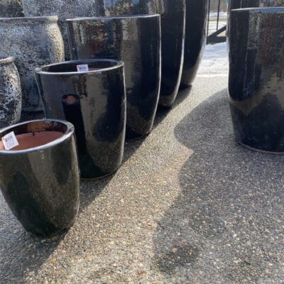 22 Inch Tall Tom Planter Black