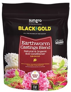 Black Gold Earthworm Castings 8 Qt