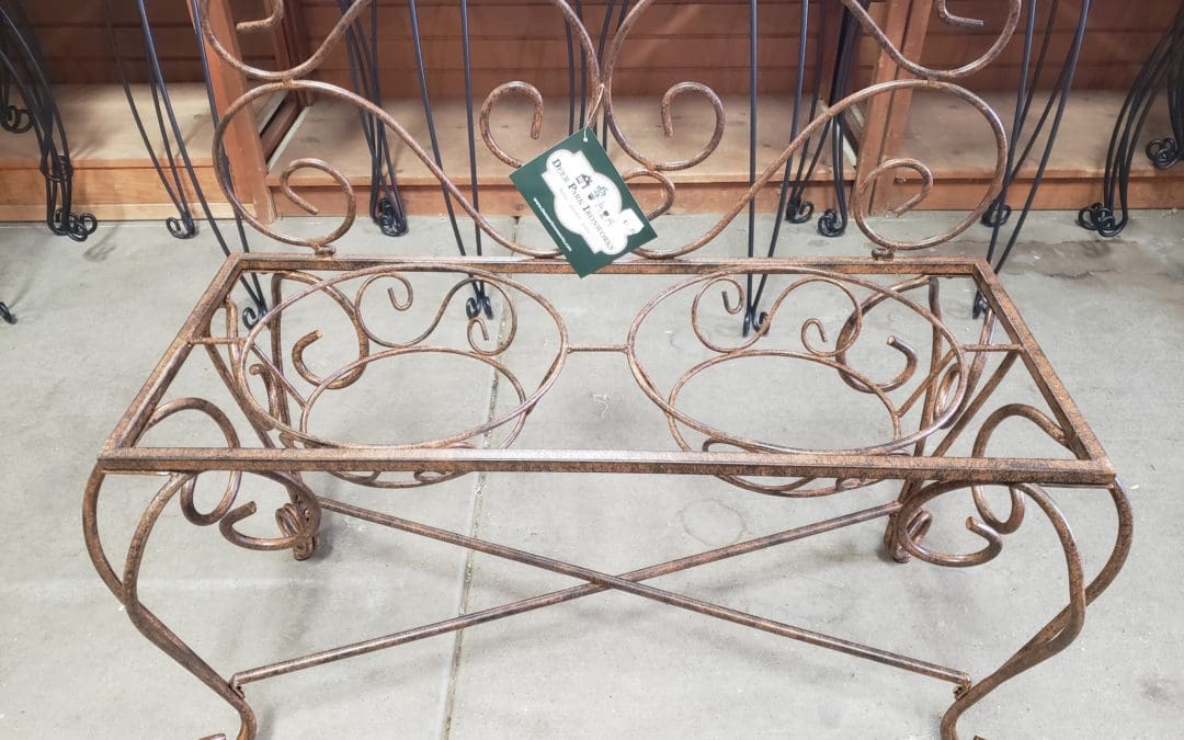 Double Pot Bench Planter