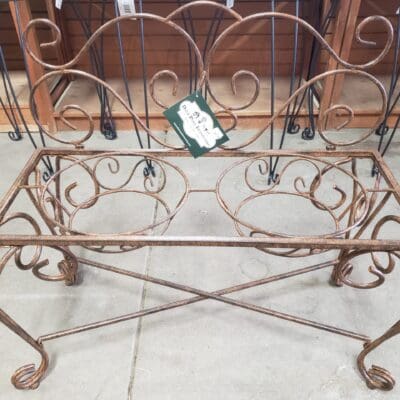 Double Pot Bench Planter
