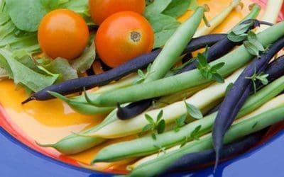Purple Green Bean Summer Salad