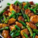 Stir-Fried Chicken with Green Beans and Cashews