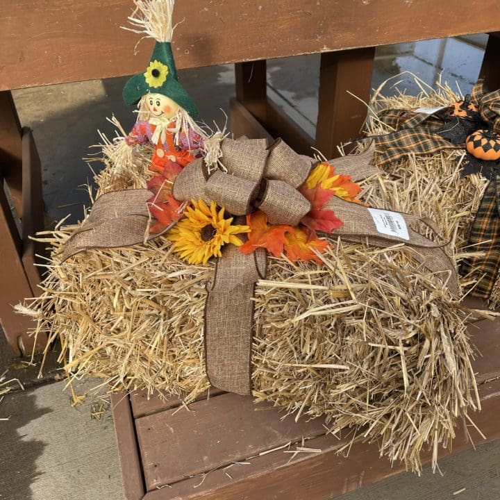 Decorated Small Haybale
