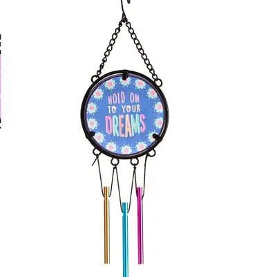 METAL AND GLASS DREAMS WIND CHIME