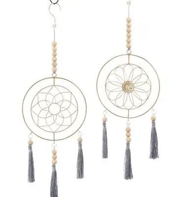 METAL WIND CATCHER W TASSEL