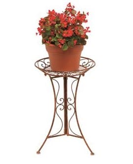 PLANT STAND SUNBURST ROUND 24"