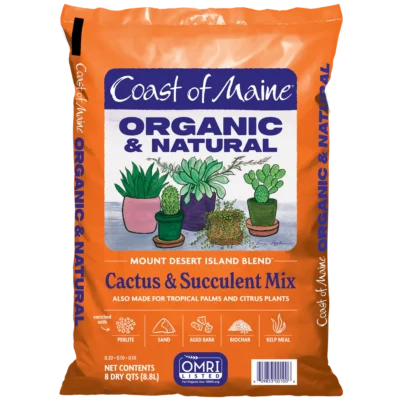 Coast of Maine Mount Desert Island Blend Organic Cactus and Succulent Mix