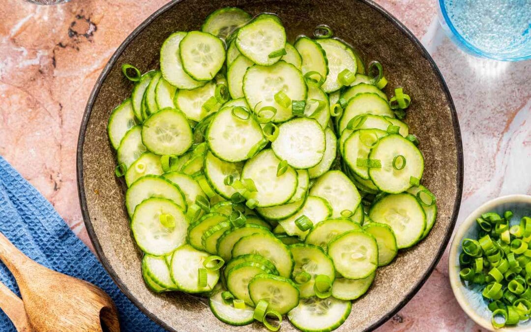 5 Minute Cucumber Salad