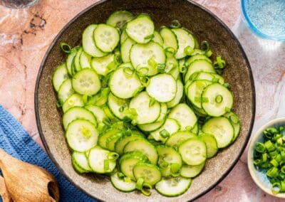 5 Minute Cucumber Salad