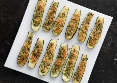 Parmesan Roasted Zucchini