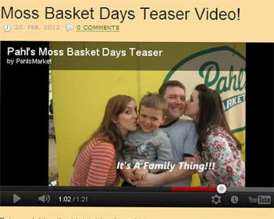 Moss Basket Days Teaser Video!